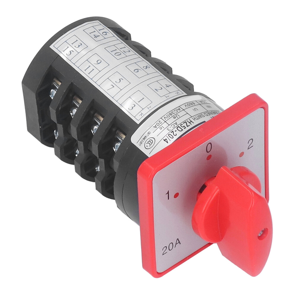 Berm Changeover Switch Knob 4 Section 3 Position Ac380v Rotary Control 4971375768436