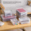 Clear File Box Stackable Storage Containers With Latching Lids Portable Project Case Plastic Storage Bins For Organizing A4 Paper Durable 8