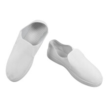 Statische Proof Shoes PVC Canvas Staubfreie Werkstatt Bequem Weiß 44