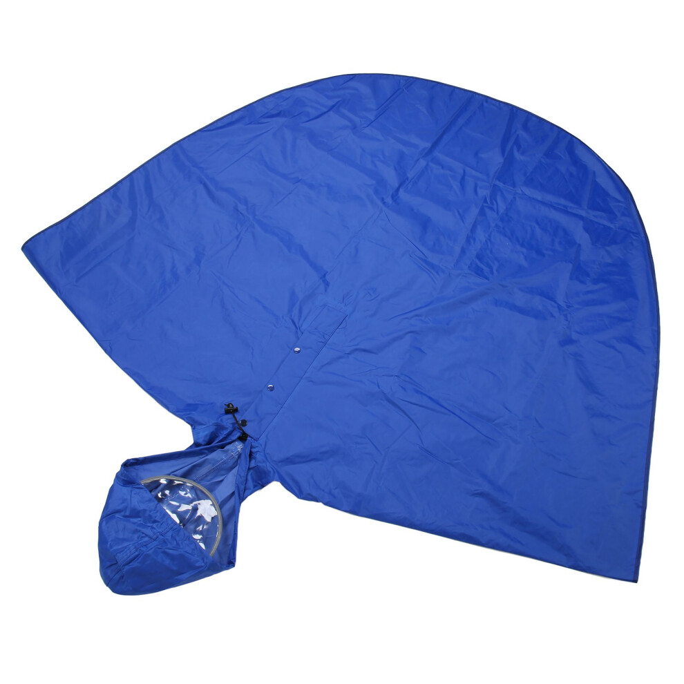 Unisex Waterproof Wheelchair Rain Poncho Reflective Hood Cover for Elder 1.5m