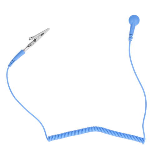 Adjustable Static Resistant ESD Wrist Strap Blue for Electronic Equipment 2
