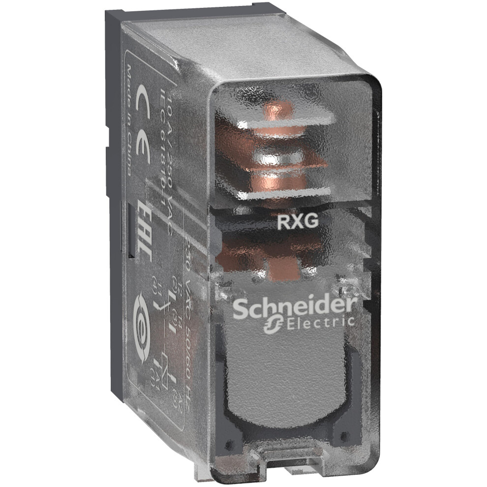 Plugin Relay 1Co 230V 10A Clear Design For Reliable Industrial Control 9382693277381