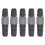 5 Set Pneumatic Quick Connector C Type Self Locking Air Hose Coupler Plug 2