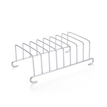 Toast Rack Stainless Steel Toast Holder 8 Slice Bread Rack for Air Fryer Silver Dishwasher Safe