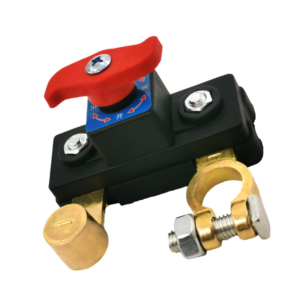 Car Battery Disconnect Switch 12V Pure Copper Heavy Duty Rotary Knob For Auto Truck Marine 9199774101349