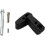 Motorcycle Handlebar Riser Bar, 20mm Rise, Aluminum, Silver/Black 5
