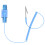 Durable Blue Anti Static Wristband 1.8m Long Wire for Workshop Use 1