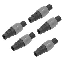 Type C Pneumatic Connector Set: 5 Air Couplers SF+PF20 Female Thread