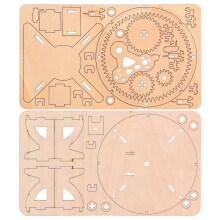 Solar-System-Holzmodellpuzzle - Bildungsspielzeug für STEM-Lernen