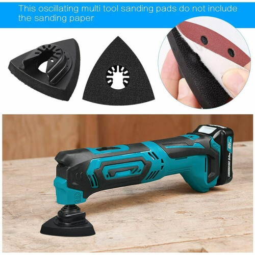 Universal Compatibility Sanding Pad, High Temperature Resistance Hook and Loop Backing Oscillating Triangle Sanding Pad with Durable Material and 2