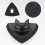 Universal Compatibility Sanding Pad, High Temperature Resistance Hook and Loop Backing Oscillating Triangle Sanding Pad with Durable Material and 4