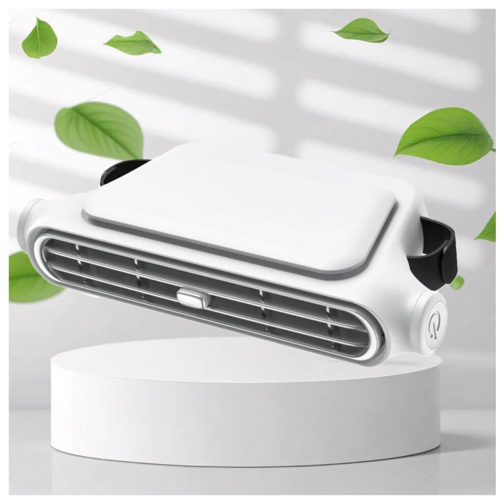 Car Seat Cooling Fan With 3 Speeds Usb Car Fan Quiet Airflow For Backseat Suv Rv Truck White 9382693412980