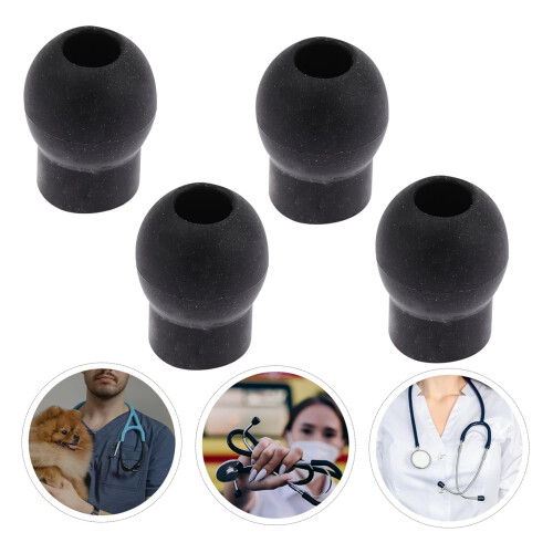 4pcs Soft Stethoscope Ear Tips Replacement Comfortable Fit Universal Earbud Tips for Daily Use 2