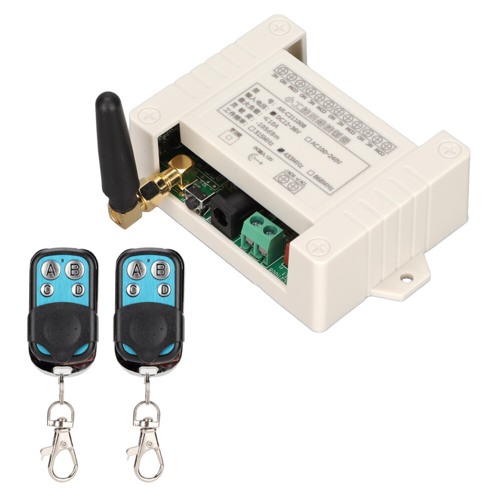 Wireless Remote Control Switch Universal Rf Signal Transmission Relay Module Adjustable Operating Mode High Reception Sensitivity For Home Automation 9423501468482