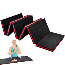Foldable Mechanic Kneeling Pad with Ergonomic Comfort for Garage, Gardening and Yard Work, Red