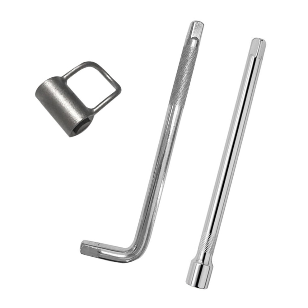 3 Piece Plumbing Wrench Set With Valve Wrench For Tight Spaces And Stubborn Fixtures 9199774102070