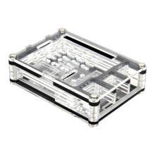 9-Lagiges AcrylgehäUse für Raspberry Pi 5, Kompatibel mit Dem Raspberry Pi 5 Active Cooler