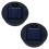 2 Pack Solar Lights Replacement Top for Lanterns, Waterproof Round Solar Lanterns Replacement Accessories(2.76 Inch) 1