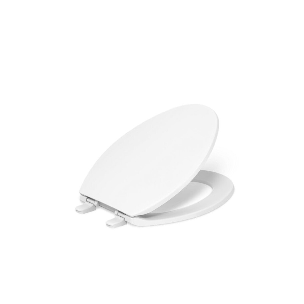 201100 Brevia Elongated Toilet Seat With Griptight Bumpers, Quietclose, Quickrelease Hinges, Mounting Hardware White 9187378441879