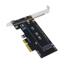 PCI-E 3.0 X4 zu NVMe M.2 NGFF M Key SSD Riser Erweiterungskarte für 2230/2242/2260/2280 M.2 SSD EM2-5001