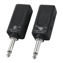 Luidsprekers Geluidsinstrumenten Bastoetsen Elektrische Gitaar Elektronische Blaasbuis Saxofoon Draadloze Audiotransceiver,Zwart