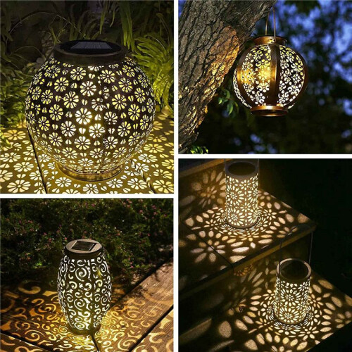 4PCS LED Solar Lights Replacement Top Solar Lantern Solar Panel Powered Lantern Lid Lights for Outdoor Pathway Yard 2