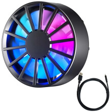Magnetischer Handy-KüHler für Gaming-KüHler, GeräUscharm, Schnelle WäRmeableitung, Tragbarer LüFter, KüHler für Telefon-A