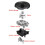 12Pcs Replacement Hitbox Button Caps for Gamerfinger Mechanical PushButton Cap for  MX Switches Cap 25.3mm A 2