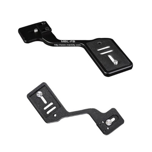 Manbily Staffa per Flash Verticale Professionale Multifunzionale Portatile Comoda Staffa per Flash Professionale MBL-FB 2