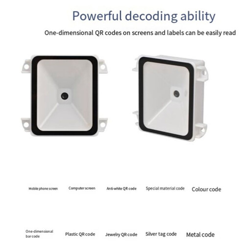 Eingebetteter 2D-Barcode-Scanner, USB-QR-Barcode-Leser, RS232-TTL-Schnittstelle, Kiosk, Kleiner, Fest Installierter Barcode-Drucker 2