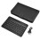 Teclado Sem Fio  com Capa de Couro PU para Smartphone Tablet 4,5 Polegadas - 6,8 Polegadas RecarregáVel 2