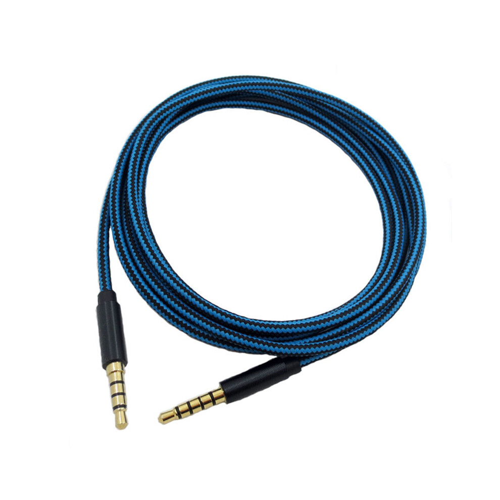 Audio Cable 2M/6.5Ft For Astro A30 A40 A10 Headphone Replacement Nylon Braided Aux 6033071302487