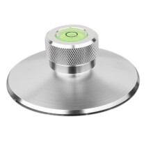 LP Vinyl Platten Spieler Recorder DISC Stabilizer Vibrations Gewichts Klemme mit Hebel Voll Aluminium Legierung CNC Silber