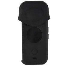 Silikonfodral DammtäTt Fodral VattentäTt Skyddsfodral Linsfodral för Insta 360 One X2 Camera Black