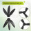 Trebladig Propeller för   /  2 Drone Props BladersäTtningsvingfläKtar för   2, Svart 4