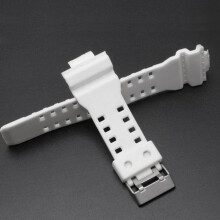 Vervangende Horlogeband van Natuurlijk Hars, voor  GD120/GA-100/GA-110/GA-100C (Wit)