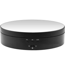 360 Grad Motorisierte Rotierende Gespiegelte Anzeige StäNder Platten Spieler Vitrine für Show Schmuck Nehmen Foto Hintergrund StäNder