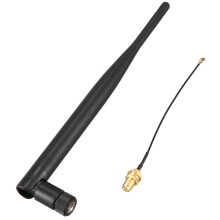 900-1800MHZ-Antenne 5Dbi GSM RP-SMA-Stekker Rubberen Waterdichte Lorawan-Antenne + IPX Naar SMA Kleine Kabelverlenging