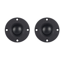 2st Diskanthögtalare 6 Ohm 30W Hifi Soft Dome Silk Film Diskant Högtalare Neodym Tandad Aluminium Kylfläns