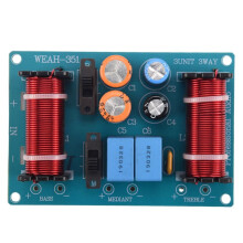 150W Speaker Crossover 3 Way High-Low 4-8 Ohm Frequency Divider for Speaker