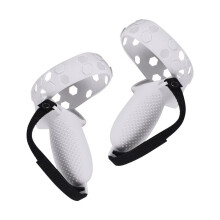 VR-Handtag Silikonskydd för Quest 2 Controller Grips Rem för Quest 2 VR-TillbehöR (Vit)