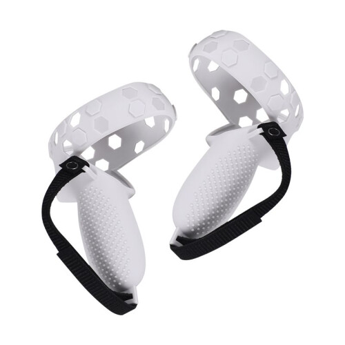 VR-Handtag Silikonskydd för  Quest 2 Controller Grips Rem för  Quest 2 VR-TillbehöR (Vit)