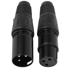 20 StüCke 3Pin Xlr Stecker auf Buchse Mikrofon VerläNgerung Kabel Mikrofon Kabel Stecker Audio Buchse Mic Audio Stecker Adapter