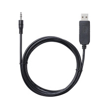 USB RS232 Serial to 3.5mm Stereo Plug Cable for TV ExLink Port PC Console 1m Black