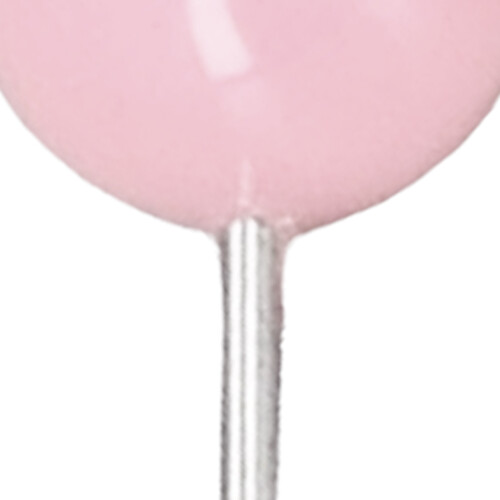 100Pcs Pink Steel Plastic Push Pins Map Tacks 9.5x20mm 2