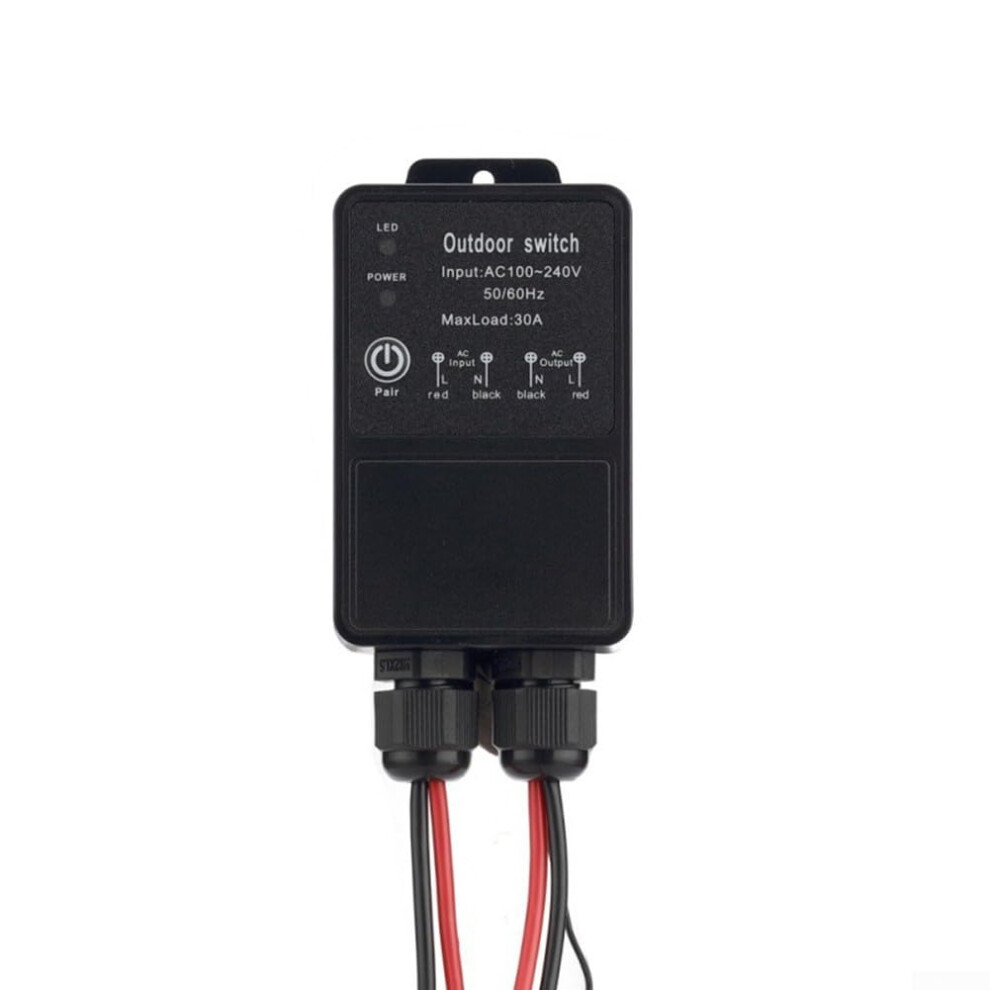 Wireless Remote Control Relay Switch 433Mhz Ip65 Weatherproof 30A Long Range Outdoor Use 9187378442234