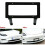 Durable Black Alloy License Bracket for Tesla Model 3 1