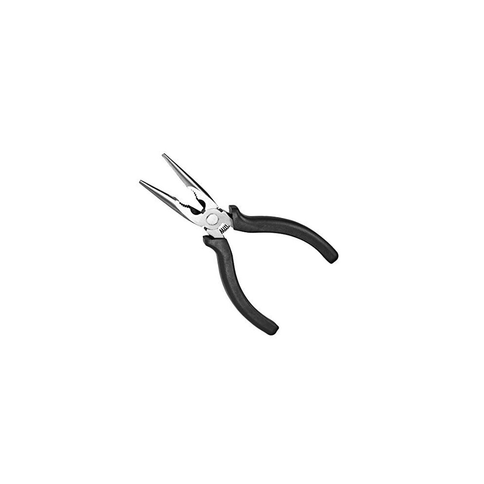 6 Inch Needle Nose Pliers With Side Cutter, Carbon Steel, Ergonomic Nonslip Handle 9187378442470