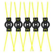 Grass Trimmer Replacement Head 5pcs WearResistant Plastic Lawn Mower Strimmer Accessories 14CM