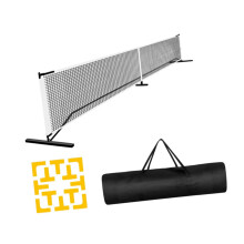 Portable Pickleball Net Set With Metal Frame Stand For Badminton Volleyball And Tennis
